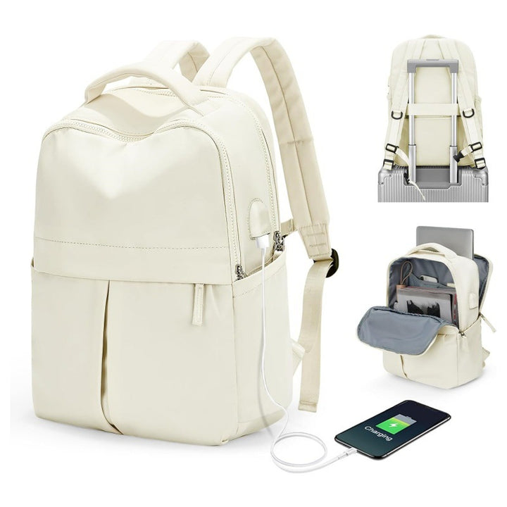 Multifunktionaler Laptop-Rucksack mit Usb-Anschluss und Vielseitigen Fächern Karnz