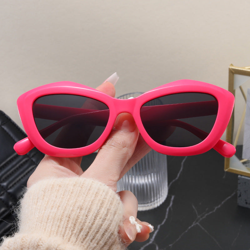 Damen Cat-Eye Sonnenbrille mit stylischem Leopardenmuster Karnz