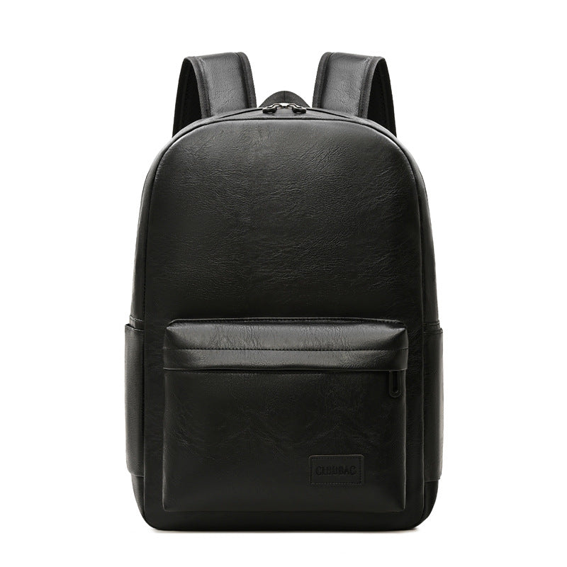 Stylischer Leder-Laptop-Rucksack