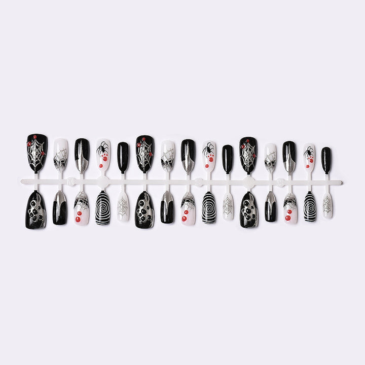 Gothic-Themen Press-On Nagelkunst
