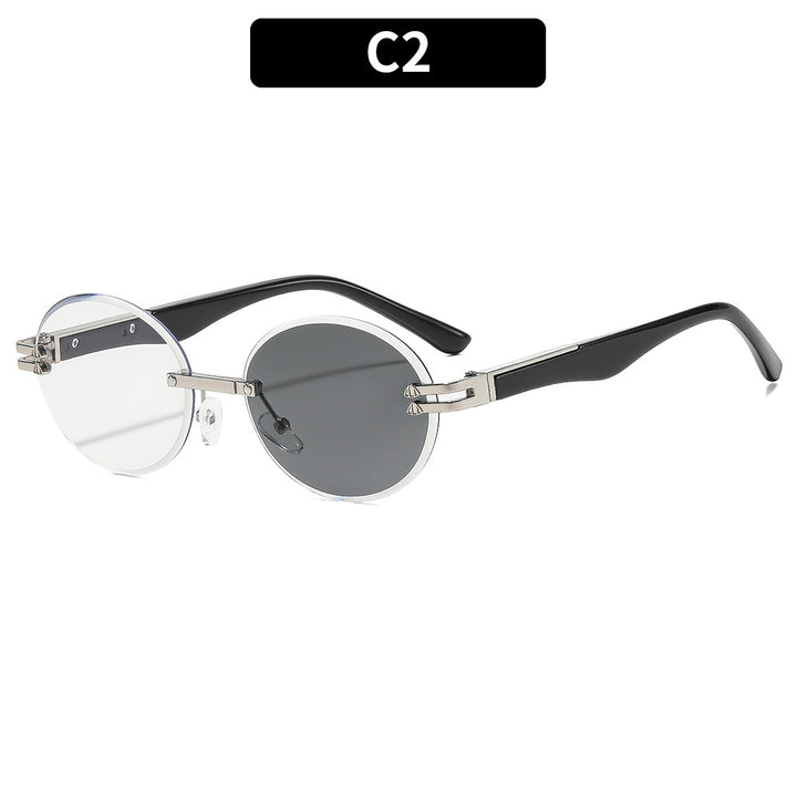Deluxe Runde Rahmen Sonnenbrille