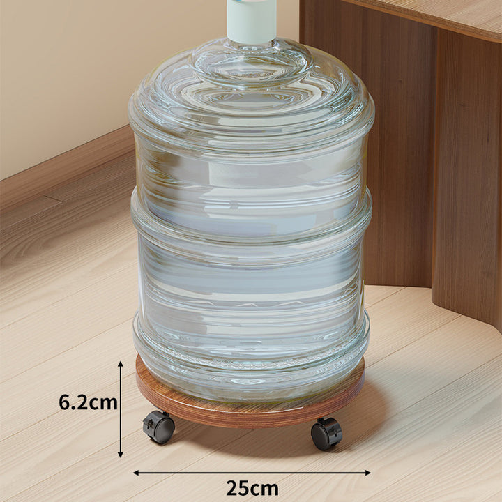 Rollen Holzbottich Dolly mit Schwenkrädern und flachem Plattform