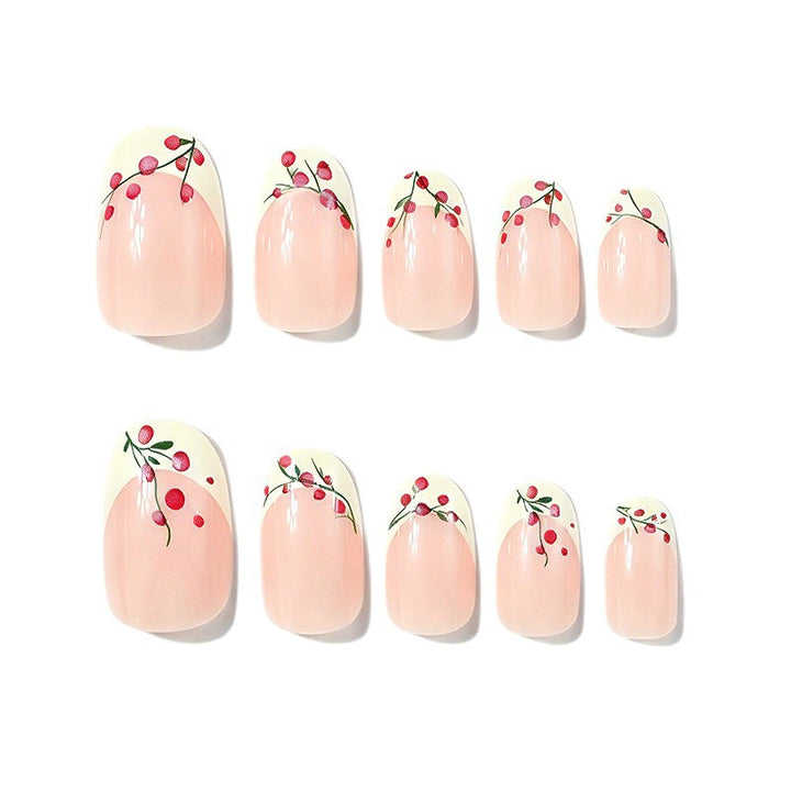 Blumenmuster-Nagelkunstverlängerungen Karnz