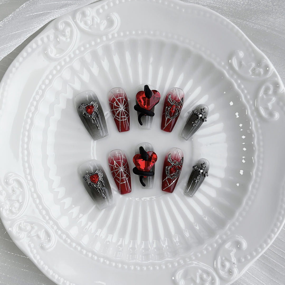 Gothic-Themen Press-On Nagelset