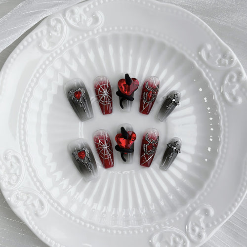 Gothic-Themen Press-On Nagelset