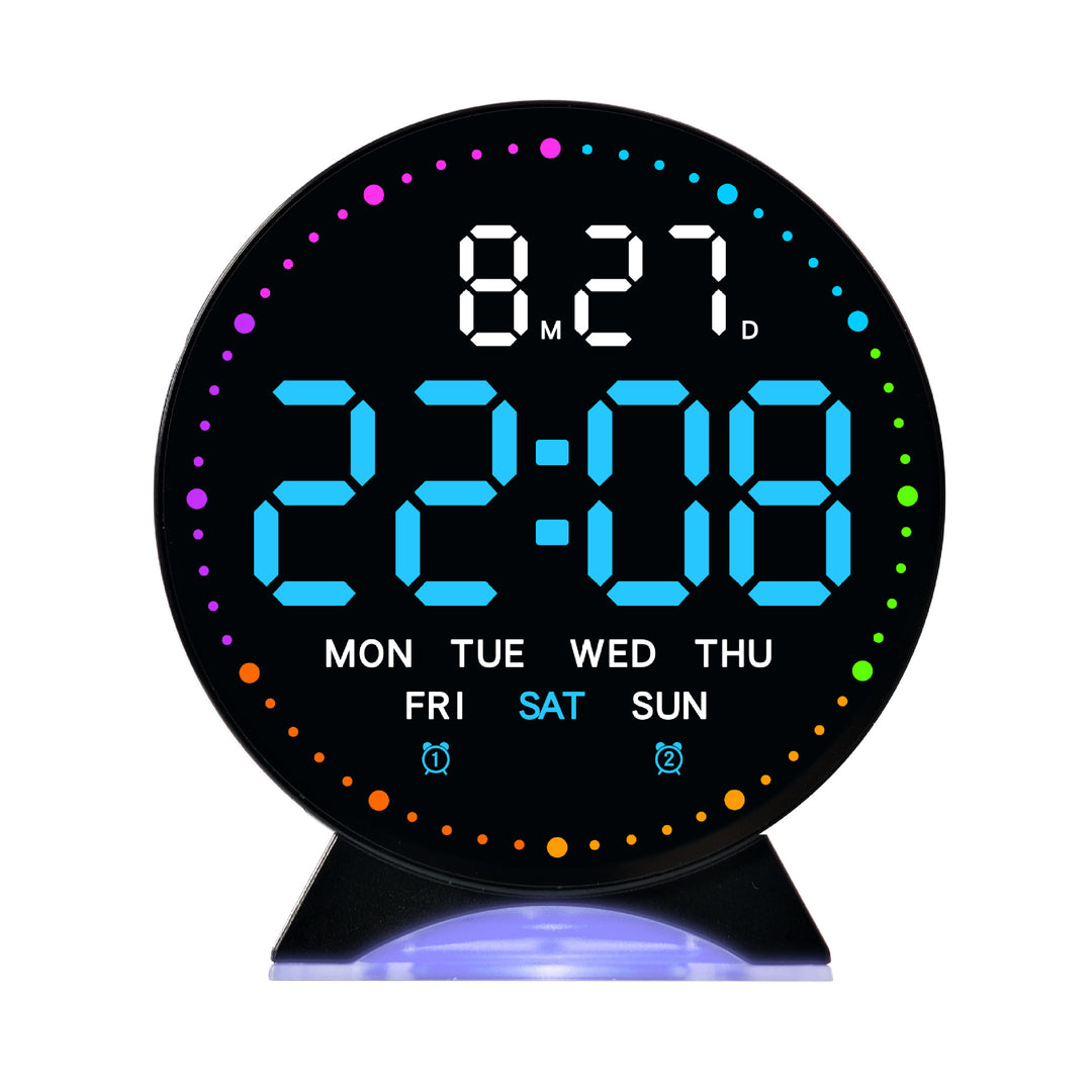 Digitaler Wecker mit Großer Led-Anzeige und Multifunktionalem Display Karnz