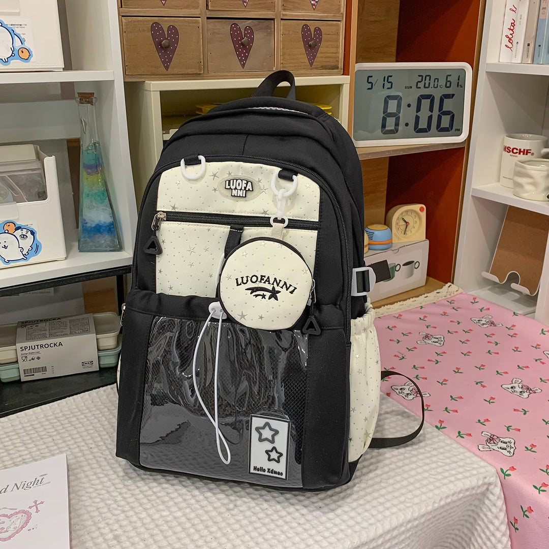 Stylischer Multifunktions-Rucksack mit gepolsterten Gurten Karnz