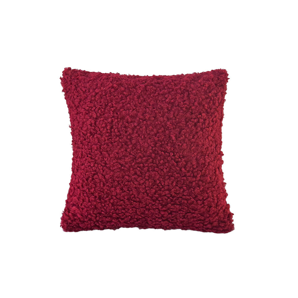 Kuschel-Kissen in Teddy-/Bouclé-Optik mit weicher Füllung Karnz