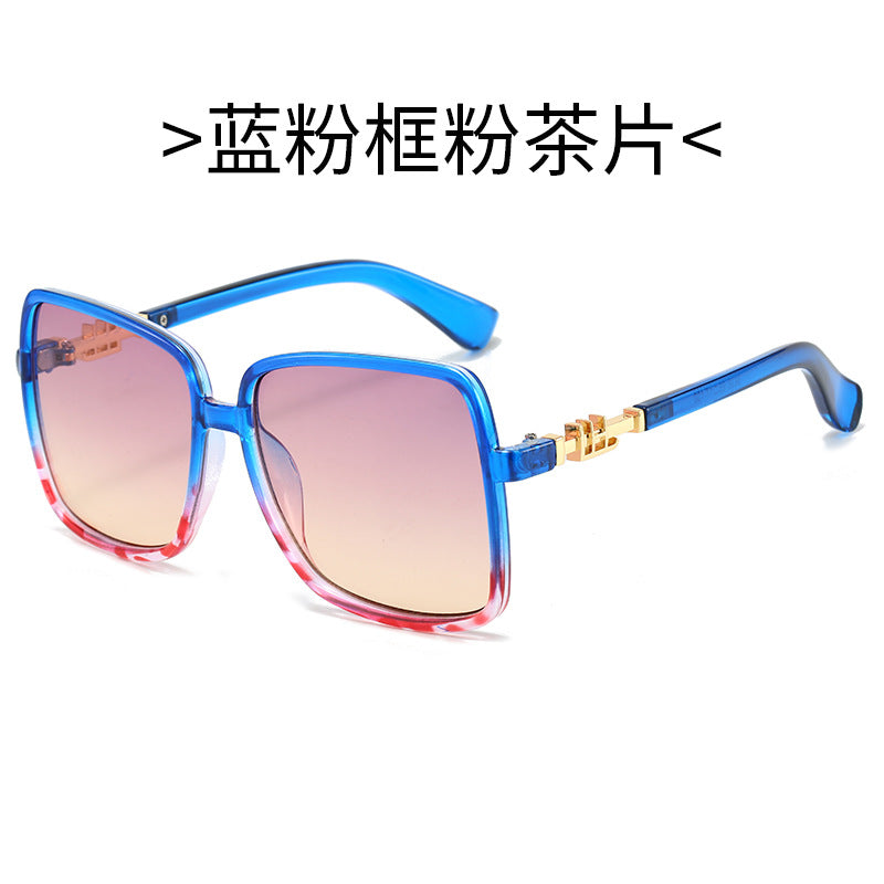 Damen Modische Sonnenbrille mit einzigartigem Farbverlauf Karnz