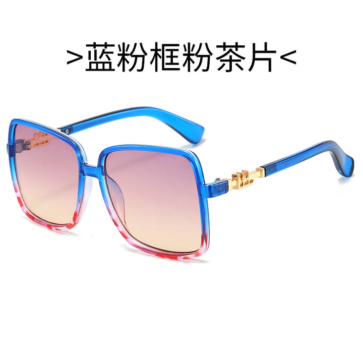 Damen Modische Sonnenbrille mit einzigartigem Farbverlauf Karnz