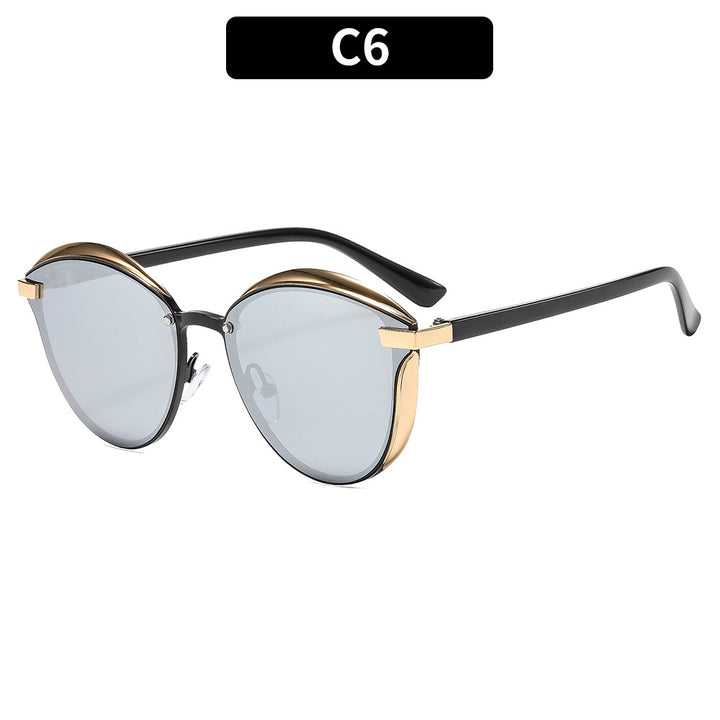 Künstlerische Übergroße Runde Sonnenbrille