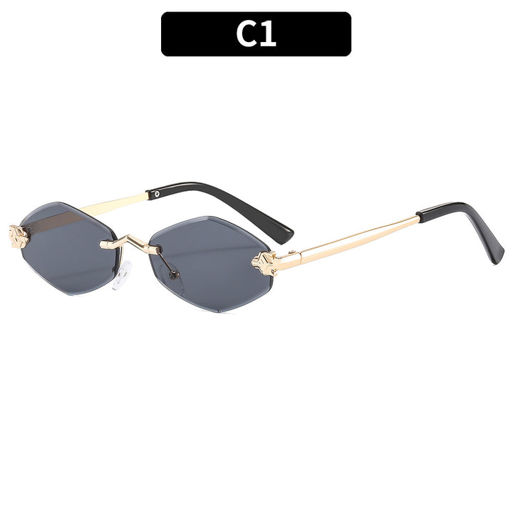 Elegante Augenwinkel-Sonnenbrille