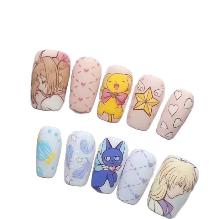 Spaß Charakter-Themen Press-On Nagelkunst Set Karnz