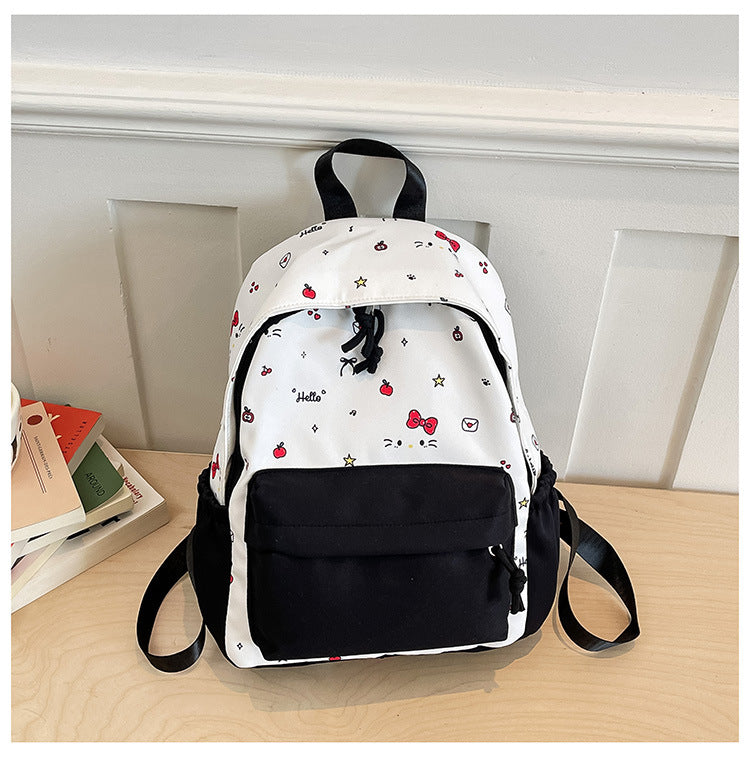 Niedlicher Alltagsrucksack mit Aufgestickten Schleifen Karnz