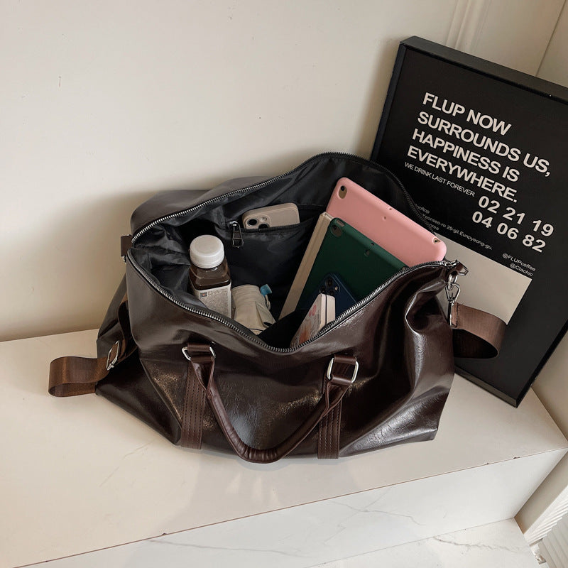 Elegante Leder Reisetasche