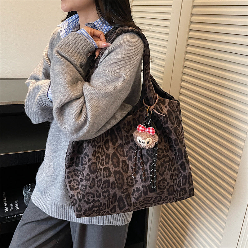 Modische Leopardprint-Shopper-Tasche Karnz