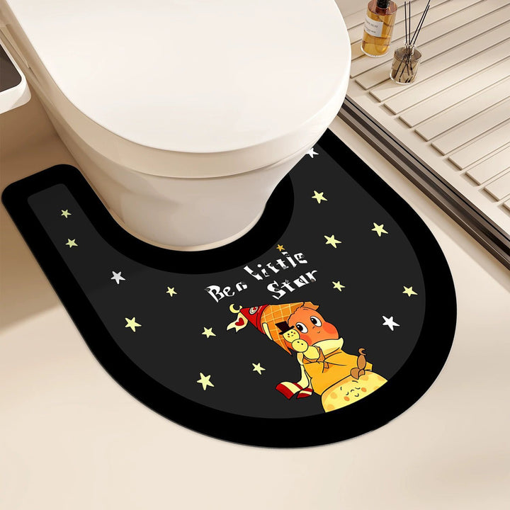 Niedlicher tiermotivierter Toilettenmatte