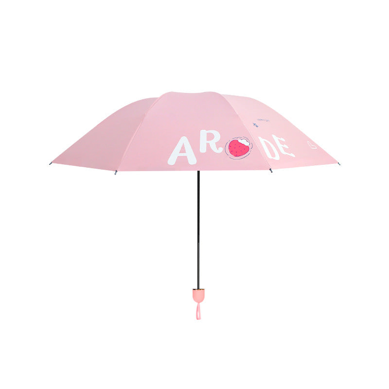 Damen Faltbarer Regenschirm mit fröhlichem Design Karnz