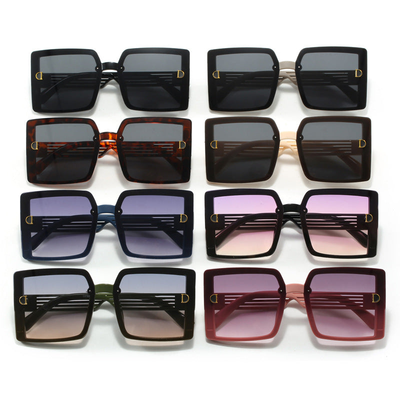Damen quadratische Sonnenbrille mit ergonomischem Rahmen und UV-Schutz Karnz