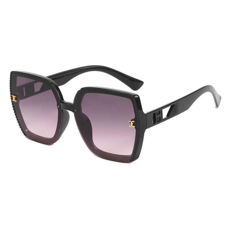 Damen quadratische Sonnenbrille mit hochwertigem Gestell und UV-Schutz Karnz