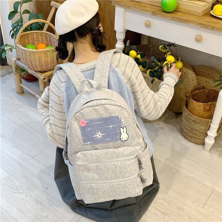 Cartoonfigur Rucksack