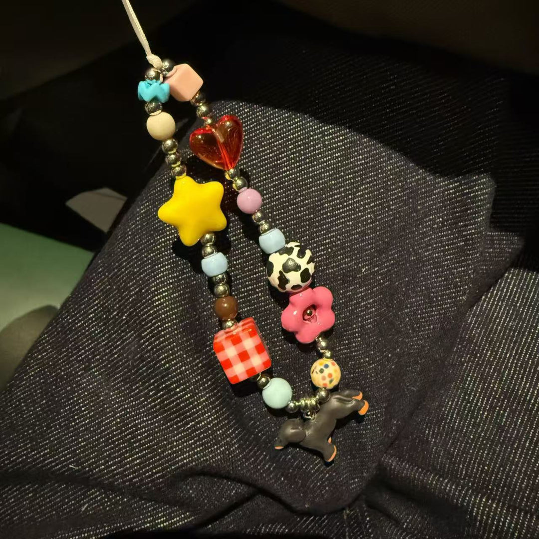 Verspielte Perlencharms-Handystrap Karnz 1790135886