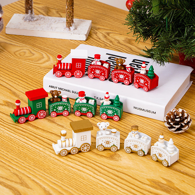 Dekoratives Weihnachtszug-Set Karnz