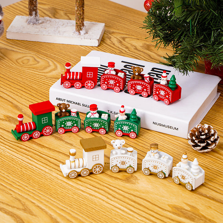 Dekoratives Weihnachtszug-Set Karnz