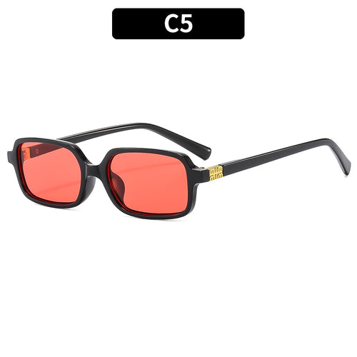 Chic Rechte Rahmen Sonnenbrille