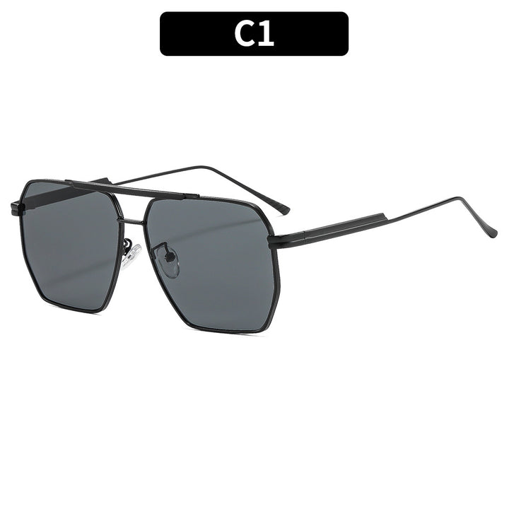 Premium Geometric Shield Sonnenbrille
