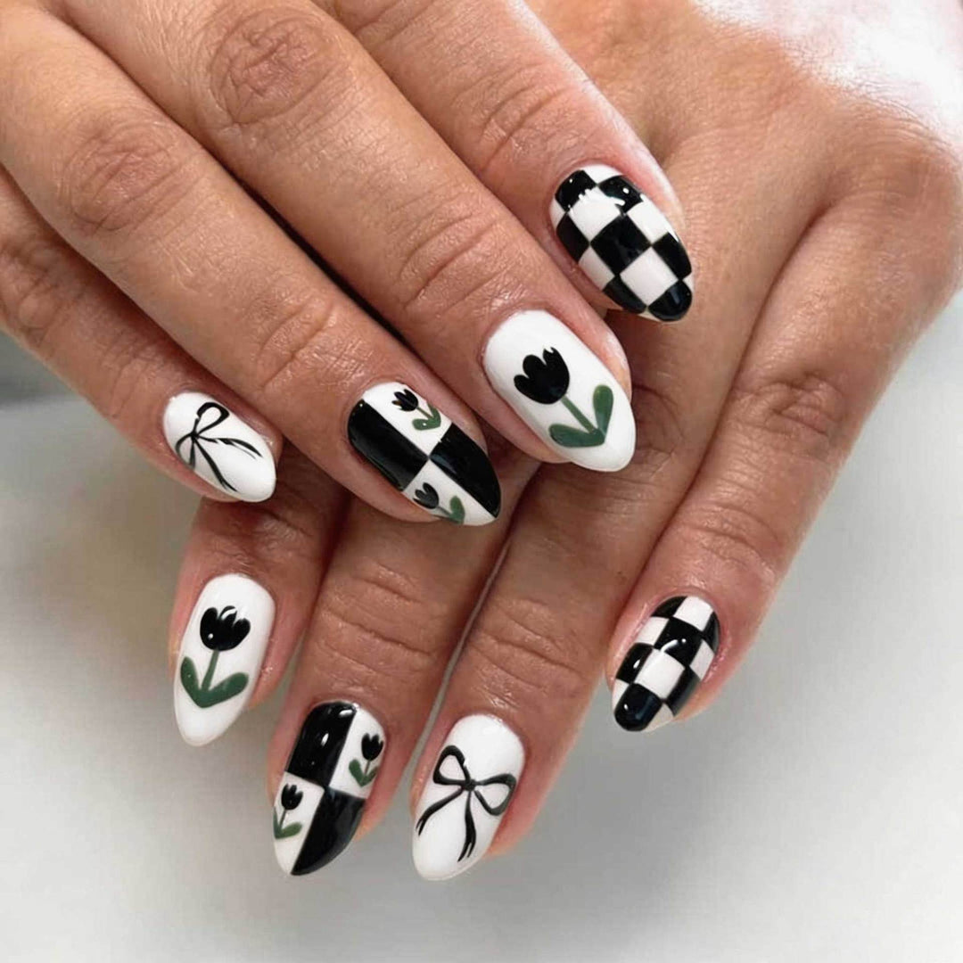 Künstlerisches Gel-Nageldesign