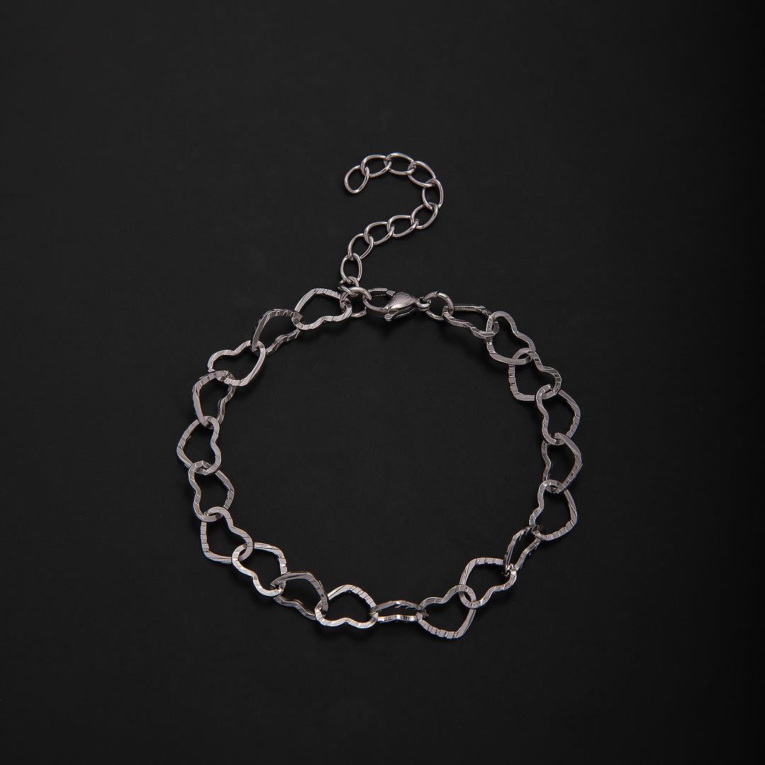 Vernetztes Metall-Gliederarmband Karnz