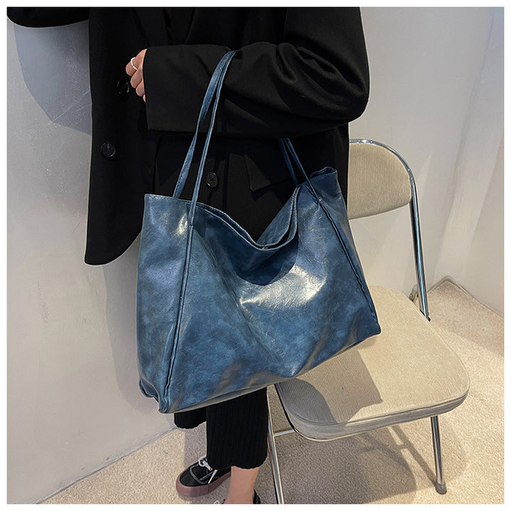 Casual Veganes Leder Schultertasche