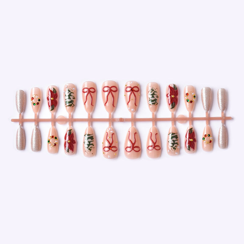 Festliches, urlaubsbezogenes Press-On-Nail-Art-Set Karnz 1790636494