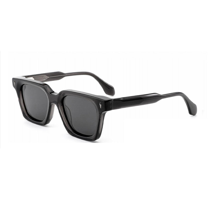 Damen klassische quadratische Sonnenbrille mit robustem Rahmen und UV-Schutz Karnz