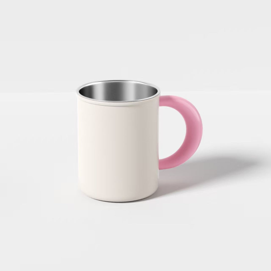 Edelstahl Kaffee- und Teetasse mit Ergonomischem Griff Karnz