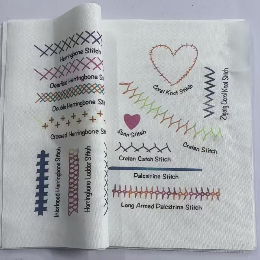 Damen Dekorative Tischdecke mit handgesticktem Motiv und hochwertiger Baumwolloberfläche Karnz