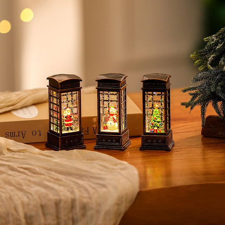 Nostalgische Weihnachtslaterne mit LED-Beleuchtung Karnz