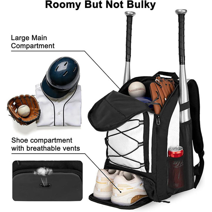 Multi-Fach Baseball-Ausrüstung Rucksack Brehn