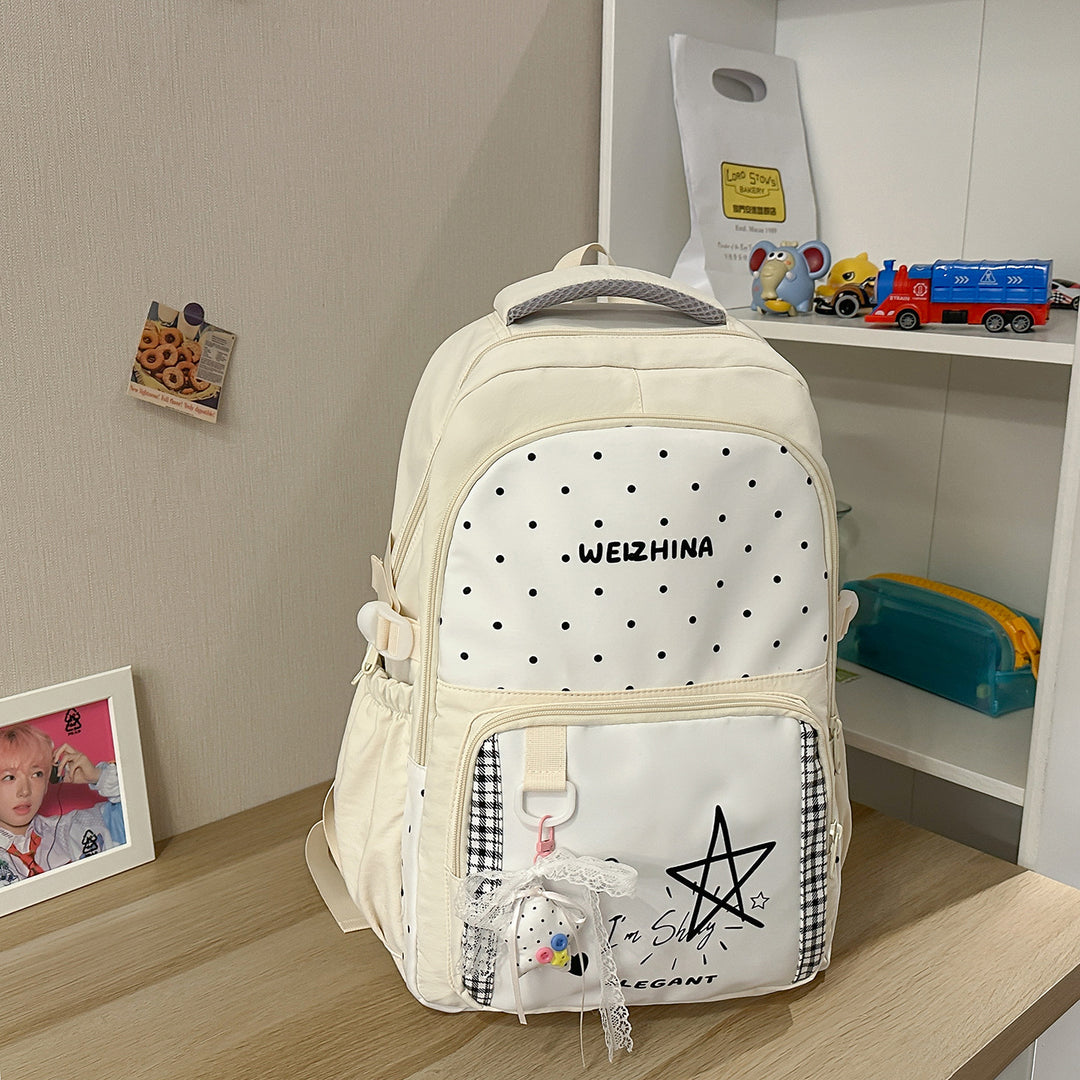 Trendige gepunktete Rucksack Karnz 1791204846