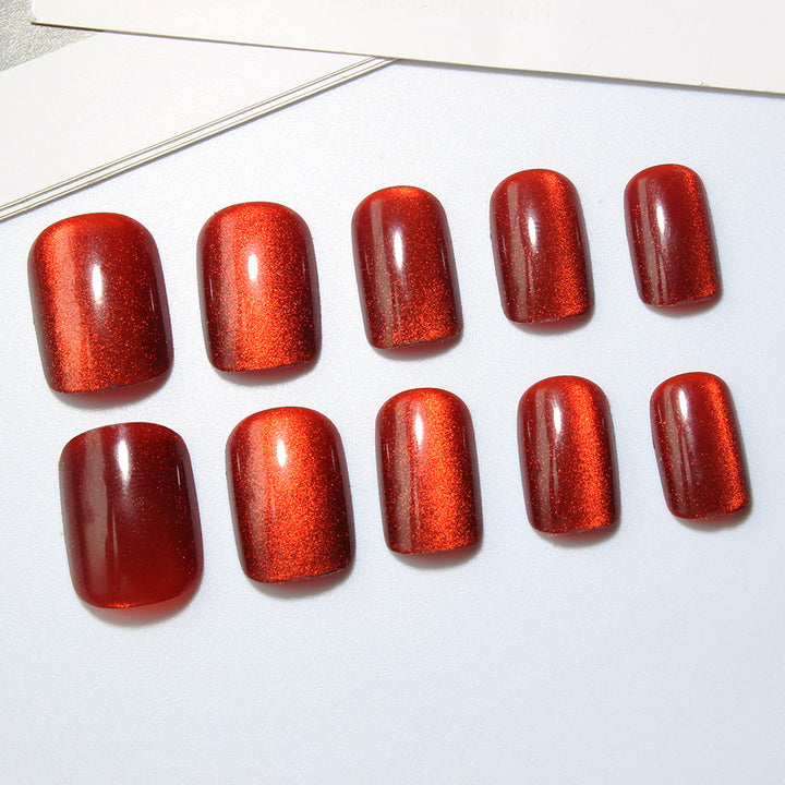 Strahlendes Glitter Gel Nageldesign Karnz