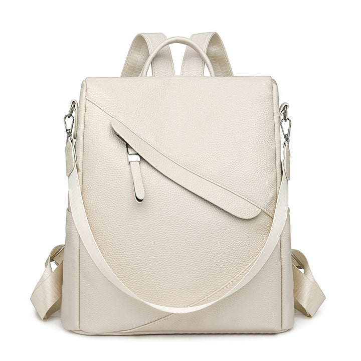 Eleganter Leder Laptop-Rucksack Karnz