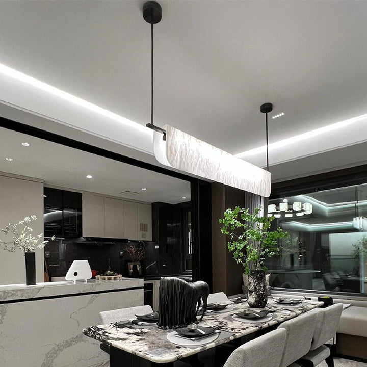 Moderne elegante lineare Pendelleuchte