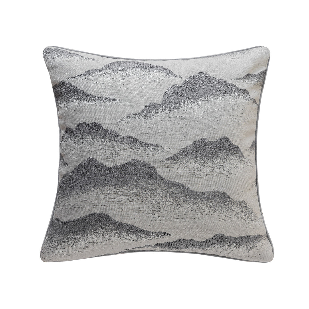 Kunstvolles Zierkissen mit Wolkenmuster
