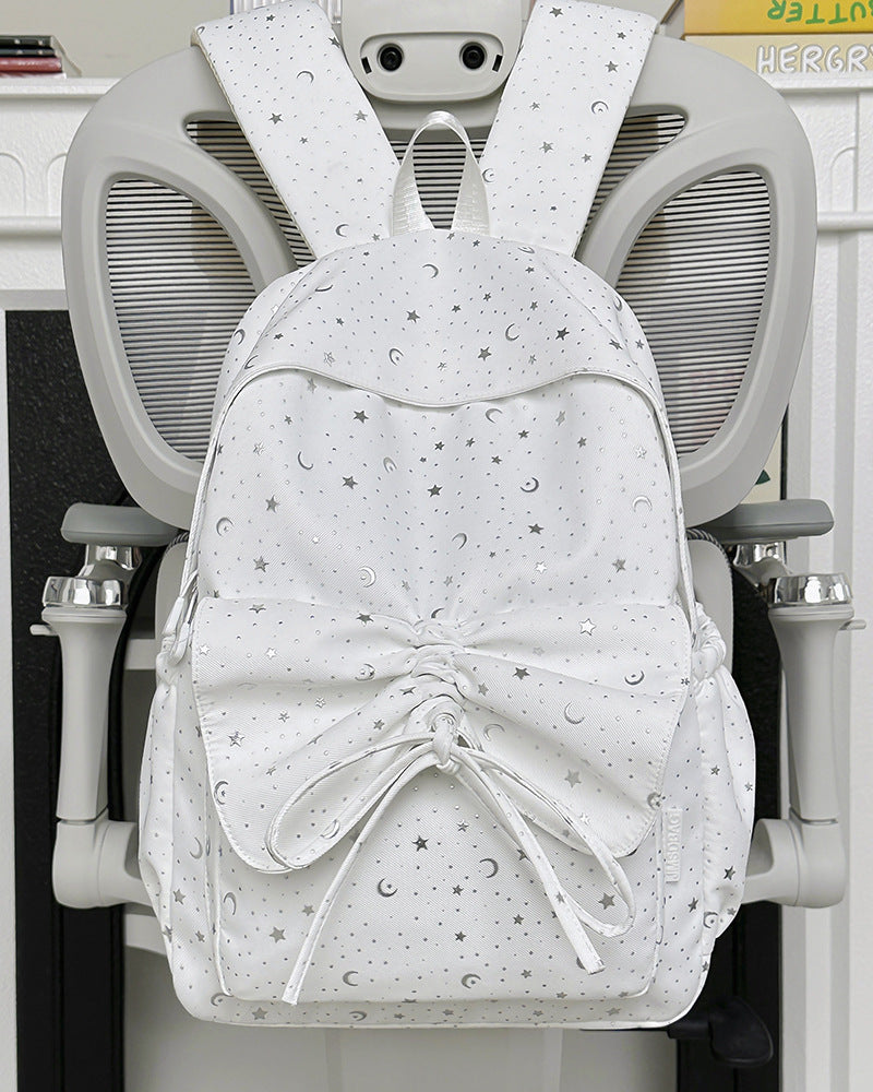 Sternenprint Schleifen-Detail Rucksack Karnz
