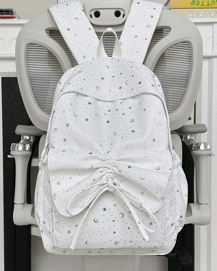 Sternenprint Schleifen-Detail Rucksack Karnz