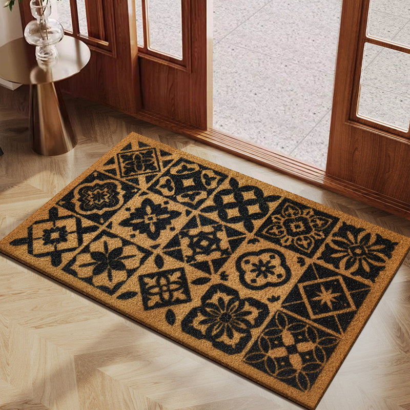 Stylische geometrische Fußmatte