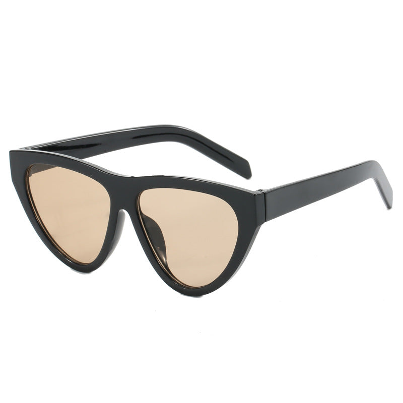 Damen futuristische Cat-Eye Sonnenbrille mit hochwertigem Kunststoffrahmen Karnz