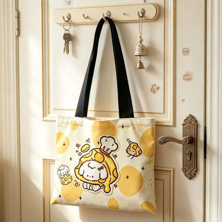 Süße Tiermotiv-Canvas-Tasche