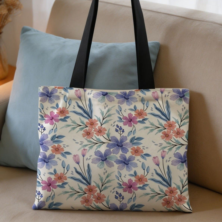 Künstlerische florale Druck-Canvas-Tasche